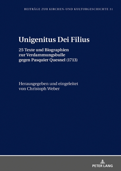 Unigenitus Dei Filius - Christoph Weber