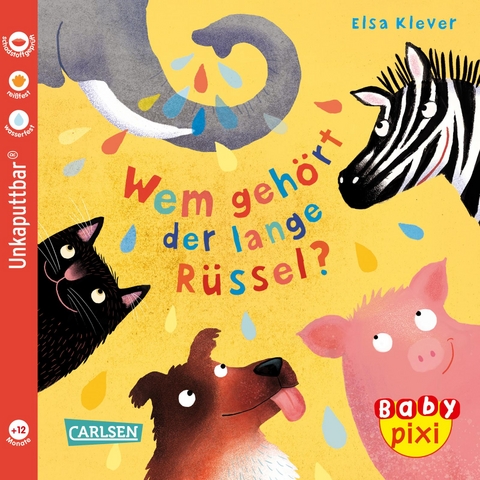 Baby Pixi (unkaputtbar) 78: Wem geh&ouml;rt der lange R&uuml;ssel? - Elsa Klever