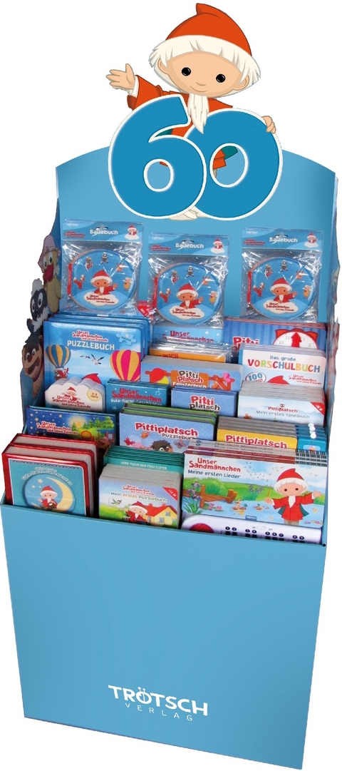 Bodendisplay "60 Jahre Unser Sandm&auml;nnchen"