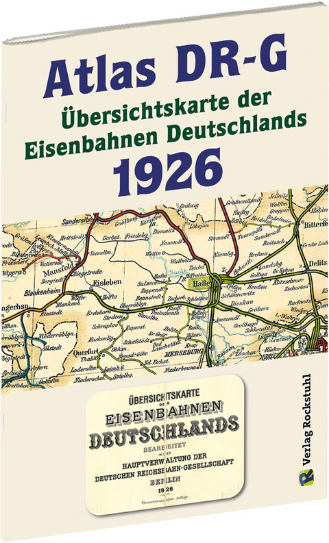 ATLAS DR-G 1926 - &Uuml;bersichtskarte der Eisenbahnen Deutschlands - 