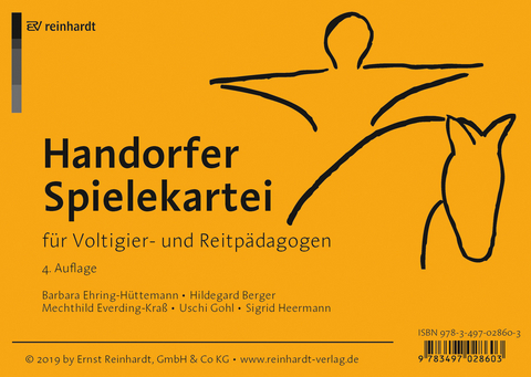 Handorfer Spielekartei für Voltigier- und Reitpädagogen - Barbara Ehring-Hüttemann, Hildegard Berger, Mechthild Everding-Kraß, Uschi Gohl, Sigrid Heermann