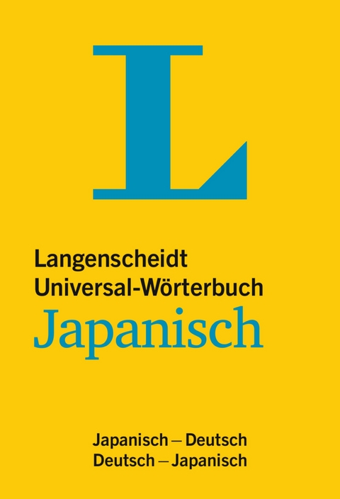 Langenscheidt Universal-W&ouml;rterbuch Japanisch - mit Zusatzseiten Zahlen - 