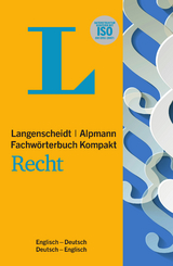 Langenscheidt Alpmann Fachwörterbuch Kompakt Recht Englisch - 
