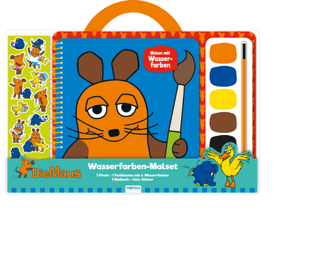 Trötsch Die Maus Wasserfarbenmalset - 