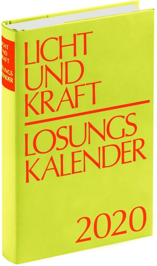 Licht und Kraft/Losungskalender 2020 Reiseausgabe in Monatsheften