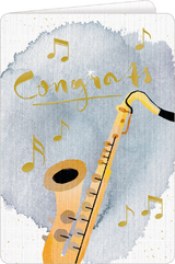 Gru&szlig;karten mit Kuvert (All about music)