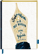 Notizbuch mit glitzerndem Stoffeinband - B&uuml;cherLiebe