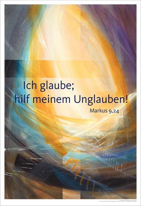 Jahreslosung 2020 - Kunstdruck 63 x 92 cm - Eberhard M&uuml;nch