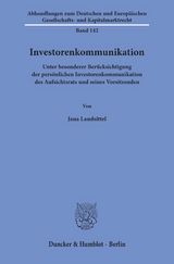Investorenkommunikation. - Jana Landsittel