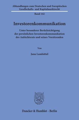 Investorenkommunikation.