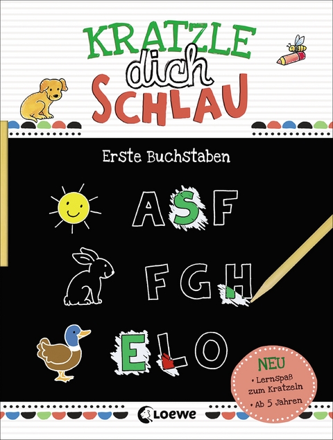 Kratzle dich schlau - Erste Buchstaben
