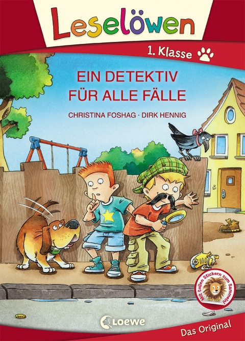 Lesel&ouml;wen 1. Klasse - Ein Detektiv f&uuml;r alle F&auml;lle (Gro&szlig;buchstabenausgabe) - Christina Foshag