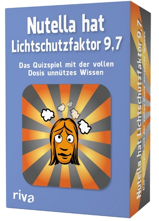 Nutella hat Lichtschutzfaktor 9,7 – Das Quizspiel mit der vollen Dosis unnützes Wissen