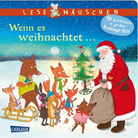 Lesem&auml;uschen: Wenn es weihnachtet ... Vorlesebuch ab 2 Jahren - Annette Moser
