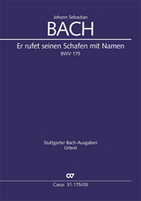 Er rufet seinen Schafen mit Namen (Klavierauszug) - Johann Sebastian Bach