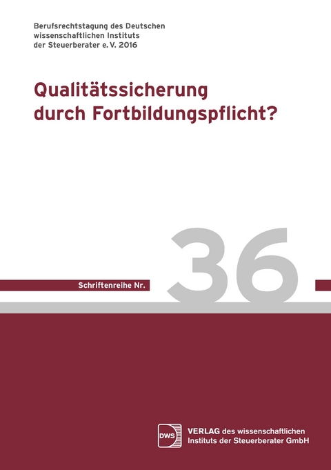 Qualit&auml;tssicherung durch Fortbildungspflicht?