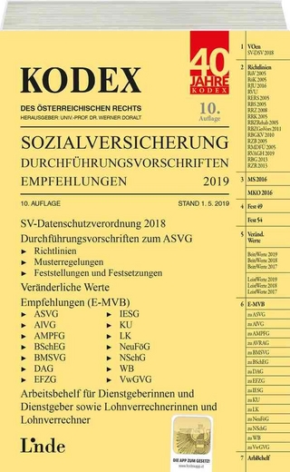 KODEX Sozialversicherung 2019, Band III