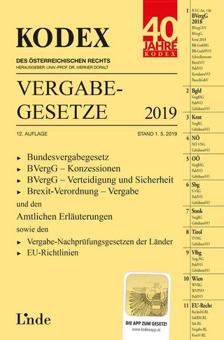KODEX Vergabegesetze 2019