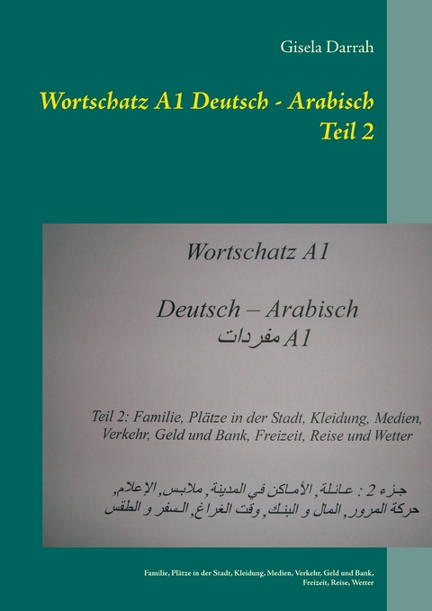 Wortschatz A1 Deutsch - Arabisch Teil 2 - Gisela Darrah