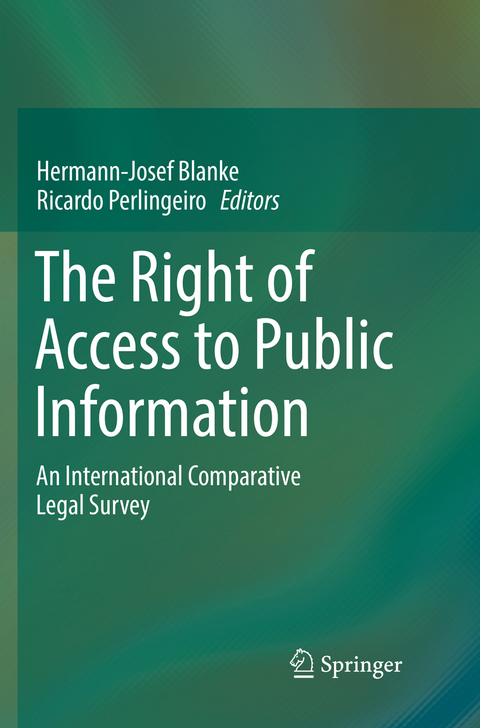 The Right of Access to Public Information - 
