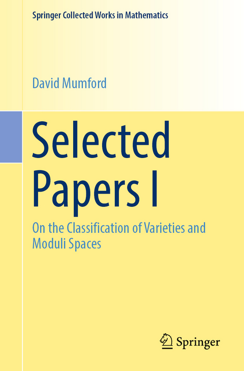 Selected Papers I - David Mumford
