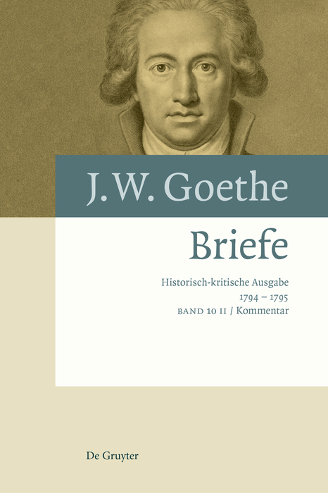 Briefe 1794 &ndash; 1795 - 
