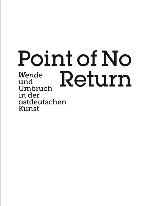 Point of no Return - 