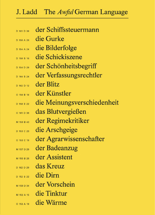 Jeffrey Ladd. The Awful German Language