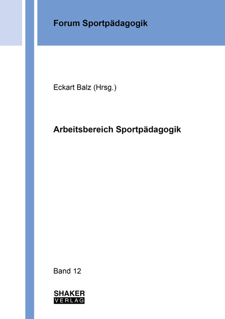 Arbeitsbereich Sportp&auml;dagogik - 