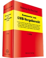 Kommentar zum GWB - Vergaberecht - Röwekamp, Hendrik; Kus, Alexander; Portz, Norbert; Prieß, Hans-Joachim