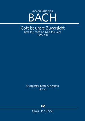 Gott ist unsre Zuversicht (Klavierauszug) - Johann Sebastian Bach