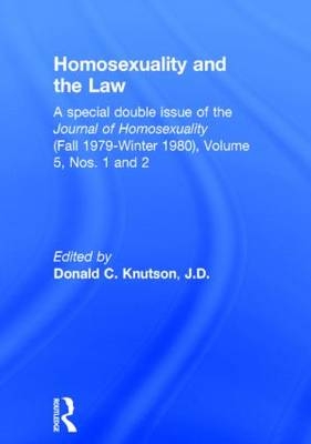Homosexuality and the Law