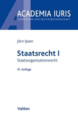 Staatsrecht I - J&ouml;rn Ipsen