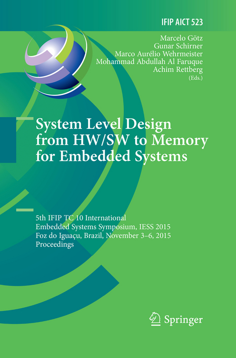System Level Design from HW/SW to Memory for Embedded Systems - 