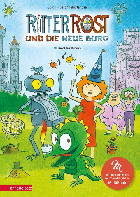 Ritter Rost 17: Ritter Rost und die neue Burg (Ritter Rost mit CD und zum Streamen, Bd. 17) - Jörg Hilbert, Felix Janosa