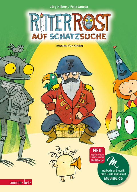 Ritter Rost 15: Ritter Rost auf Schatzsuche (Ritter Rost mit CD und zum Streamen, Bd. 15) - J&ouml;rg Hilbert, Felix Janosa