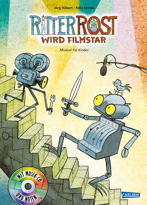 Ritter Rost 13: Ritter Rost wird Filmstar (Ritter Rost mit CD und zum Streamen, Bd. 13) - J&ouml;rg Hilbert, Felix Janosa
