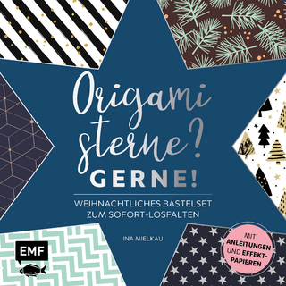 Origamisterne? Gerne! – Weihnachtliches Bastelset zum Sofort-Losfalten