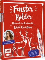 Fensterbilder malen mit dem Kreidemarker – White Christmas - Martina Lammel
