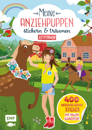 Meine Anziehpuppen – stickern & träumen: Reiterhof
