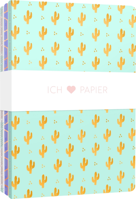 Ich liebe Papier - 3 Notizhefte DIN A6