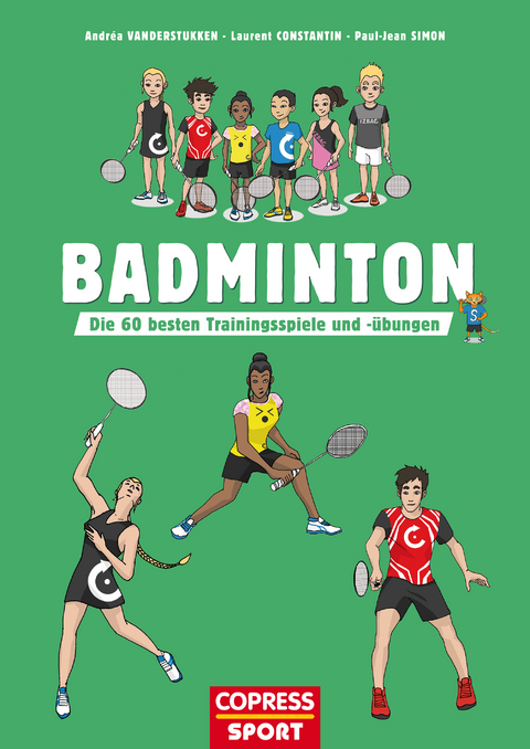 Badminton - Andr&eacute;a Vanderstukken, Laurent Constantin, Paul-Jean Simon