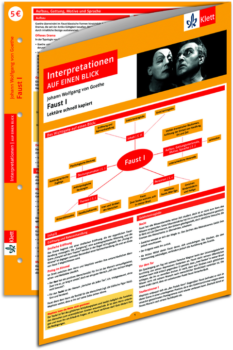 Klett Interpretationen auf einen Blick Johann Wolfgang von Goethe, Faust I