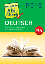 PONS Der gro&szlig;e Abi-Check Deutsch