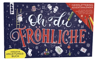 Adventskalender Handlettering