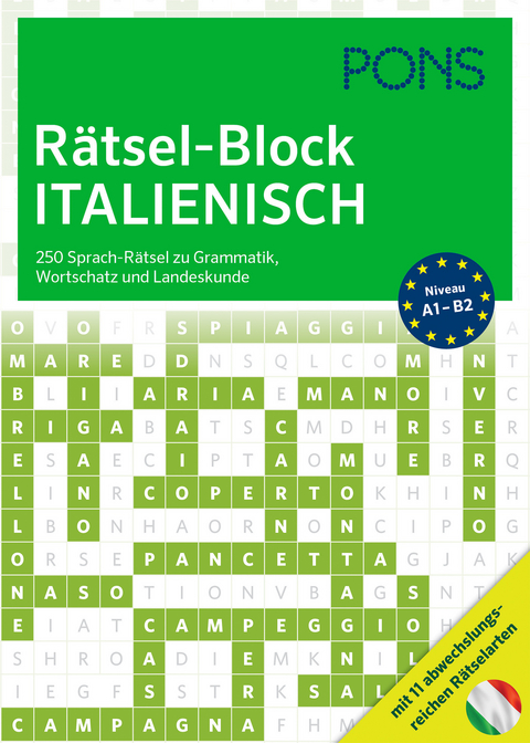 PONS R&auml;tsel-Block Italienisch