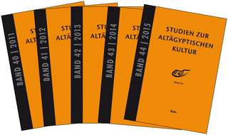 Studien zur altägyptischen Kultur Bd 40–44 Sonderangebot