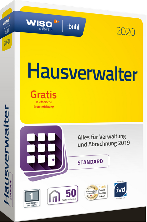 WISO Hausverwalter 2020 Standard, 1 CD-ROM