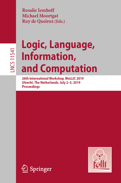 Logic, Language, Information, and Computation - 