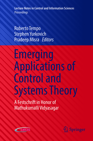 Emerging Applications of Control and Systems Theory
